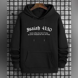 Black Unisex Isaiah 41:10 Sweatshirt